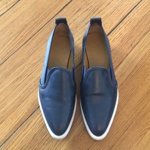 Navy Everlane Flats